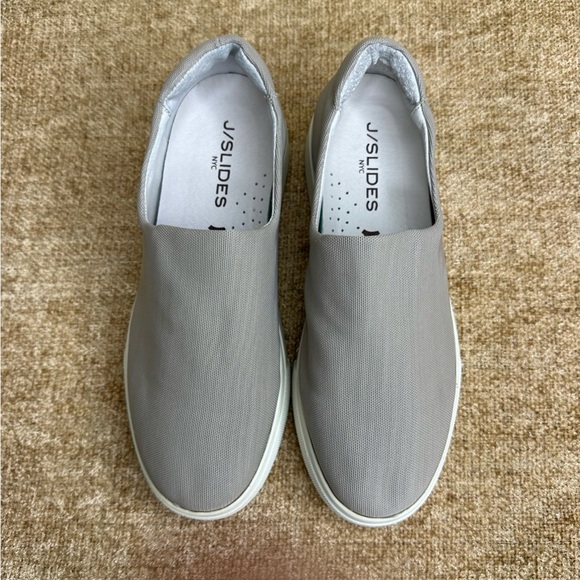 Jslides Jollie Stretch Slip-On Grey Sneakers Size 6.5 - Picture 3 of 12